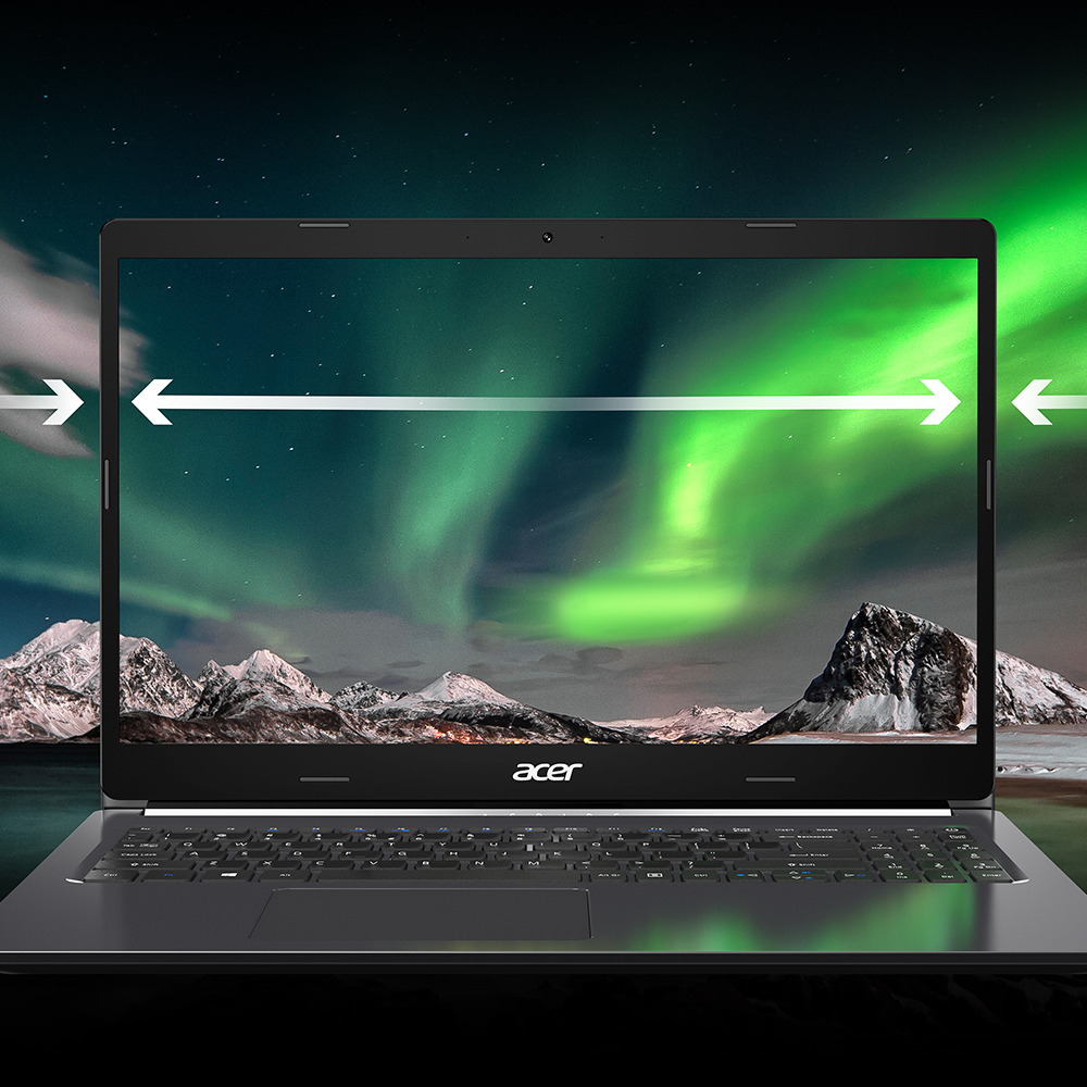 Acer Aspire 5 har tunna ramar runt skärmen Acer Aspire 5