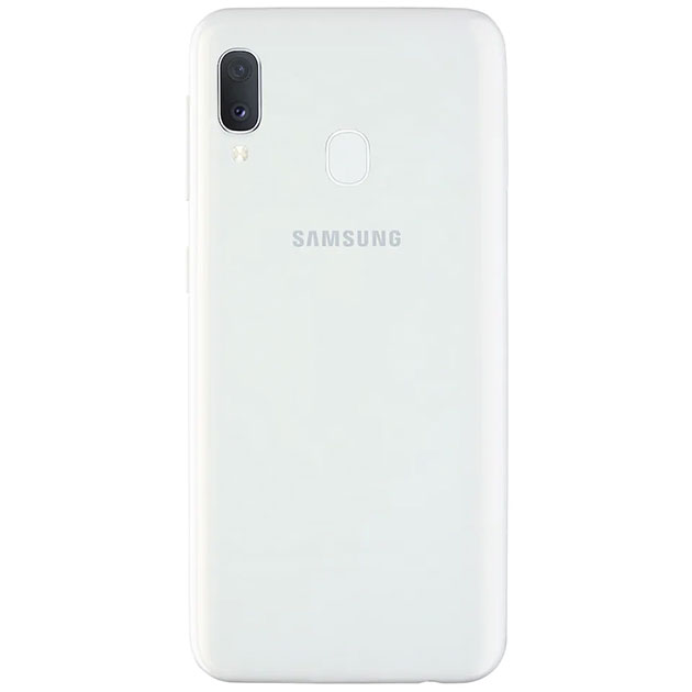 Samsung Galaxy A20e Samsung Galaxy A20e bakifrån