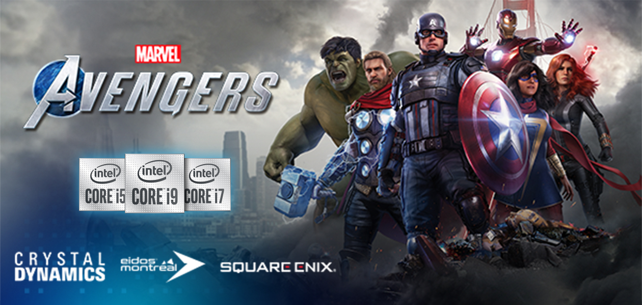 Köp en kvalificerad dator med Intel Core™ – få Marvel’s Avengers på köpet Köp en kvalificerad dator med Intel Core™ – få Marvel’s Avengers på köpet