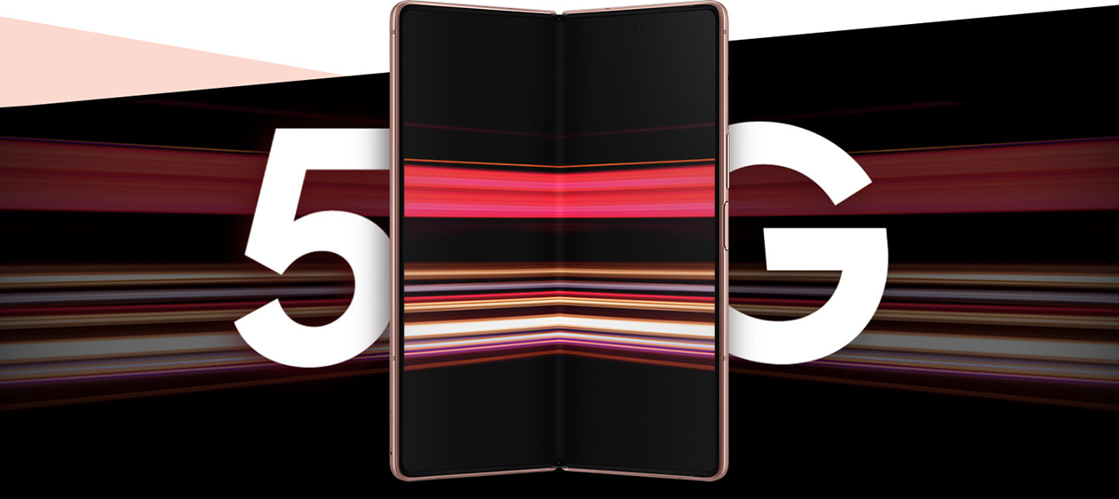 Galaxy Z Fold2 är redo för 5G-nätverket, som sätter helt nya standarder för hastigheter Samsung Galaxy Z Fold2 5G