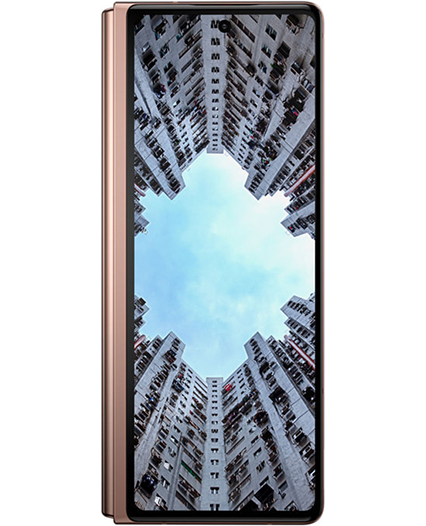 Samsung Galaxy Z Fold2 5G har en betydligt större och högupplöst frontskärm Samsung Galaxy Z Fold2 5G