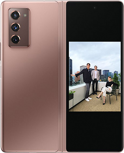 Få en unik kameraupplevelse tack vare de fem kamerorna som passar alla vinklar Samsung Galaxy Z Fold2 5G
