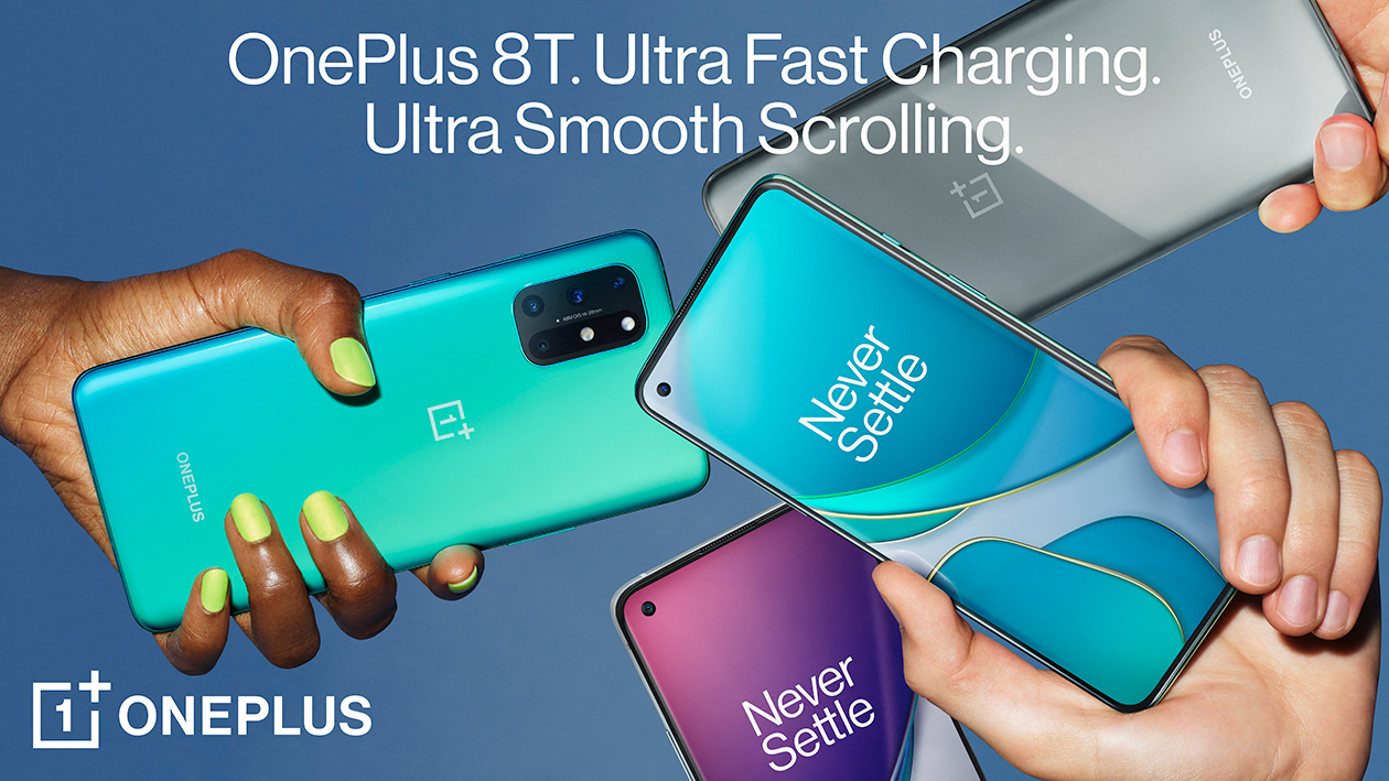 OnePlus 8T är det senaste tillskottet i OnePlus 8- serien - du får ultrasnabb laddning, ultramjuk scrollning OnePlus 8T