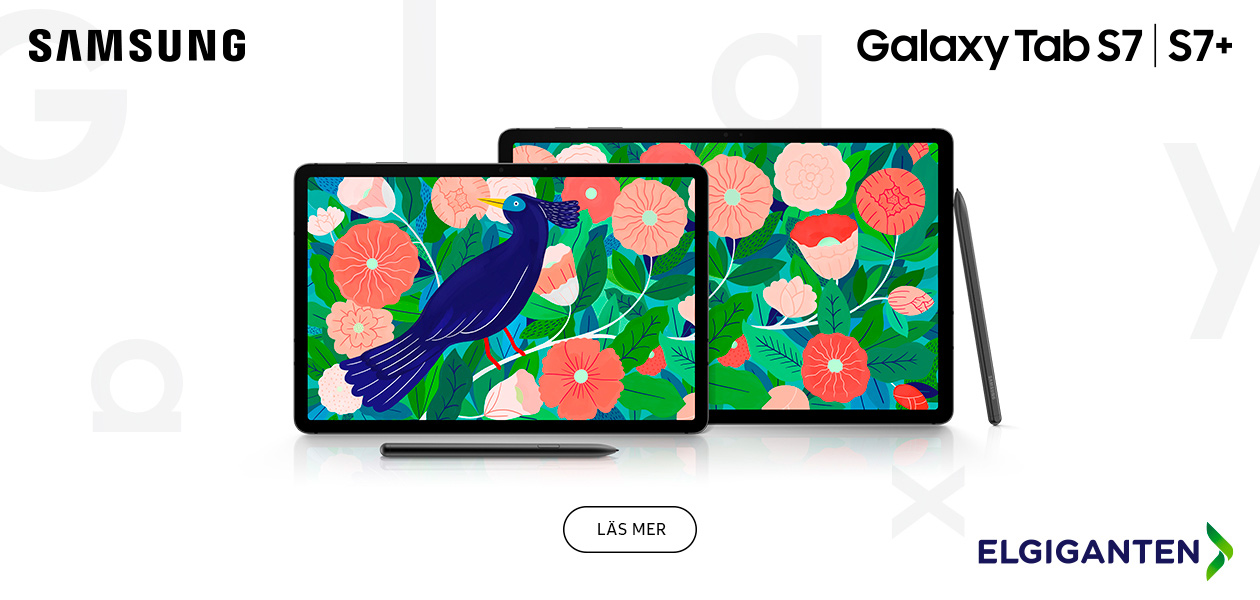 Samsung Galaxy Tab S7 och Samsung Galaxy Tab S7+ Samsung Galaxy Tab S7 och Samsung Galaxy Tab S7+