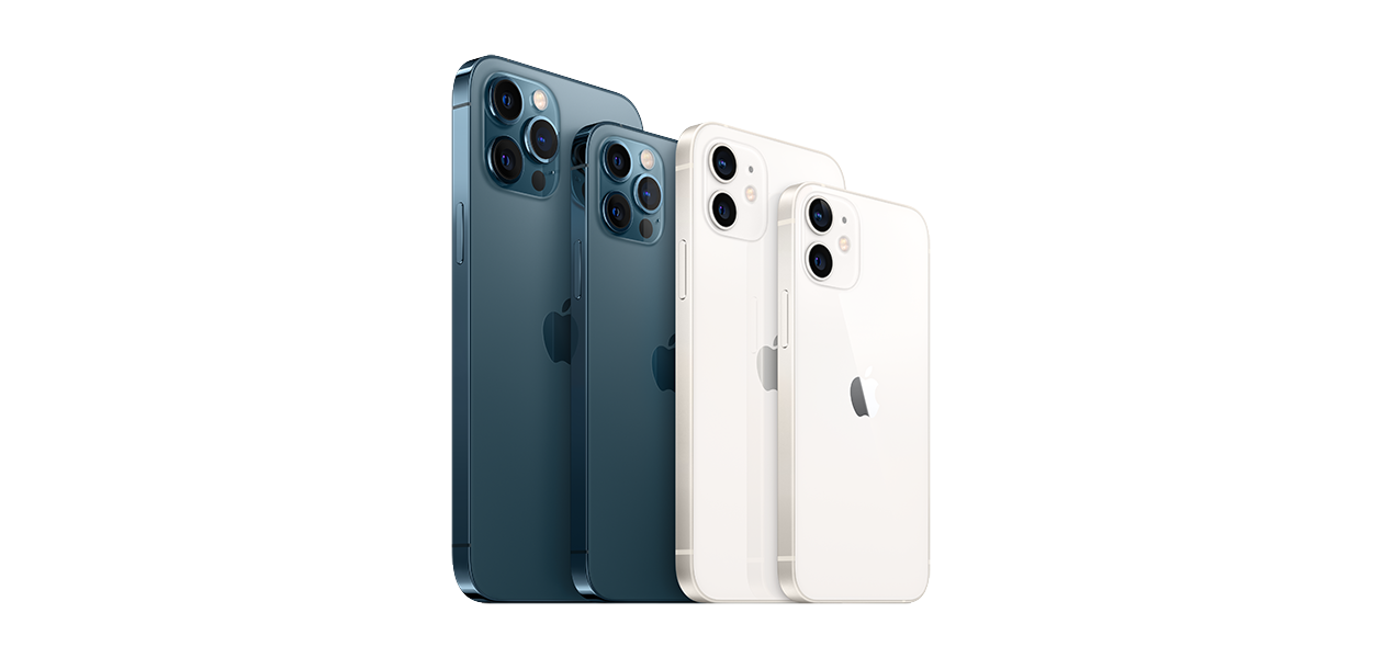 På Elgiganten hittar du alltid Apples senaste iPhone-modeller Nya iPhones från Apple: iPhone 12, iPhone 12 mini, iPhone 12 Pro och iPhone 12 Pro Max