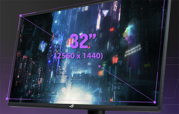 Detaljerade bilder och kontrast ROG Swift PG329Q