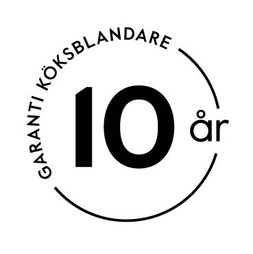 Förlängd garanti upp till 10 år på vattenanslutna produkter Ikon av 10 års garanti