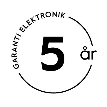 Förlängd produktgaranti upp till 5 år på elektriska produkter Ikon av 5 års garantid