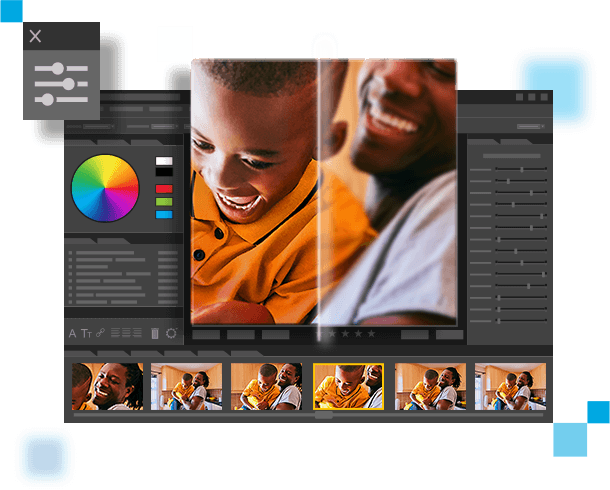 11:e gen. ger dig omatchad prestanda Grafik som visar Lightroom i bakgrunden
