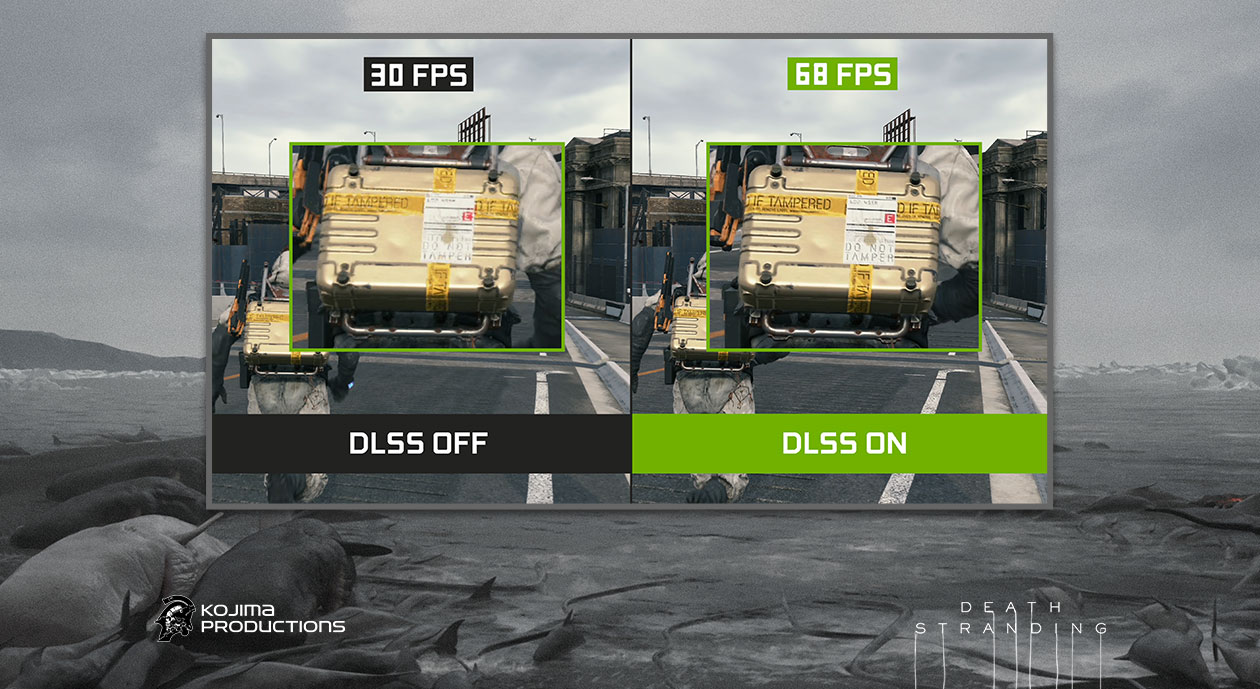 NVIDIA DLSS Skillnaden med DLSS av och på-slaget