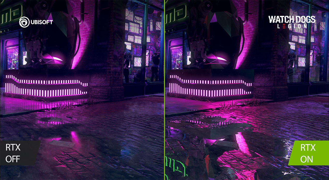 NVIDIA RTX Skillnaden på RTX av och på