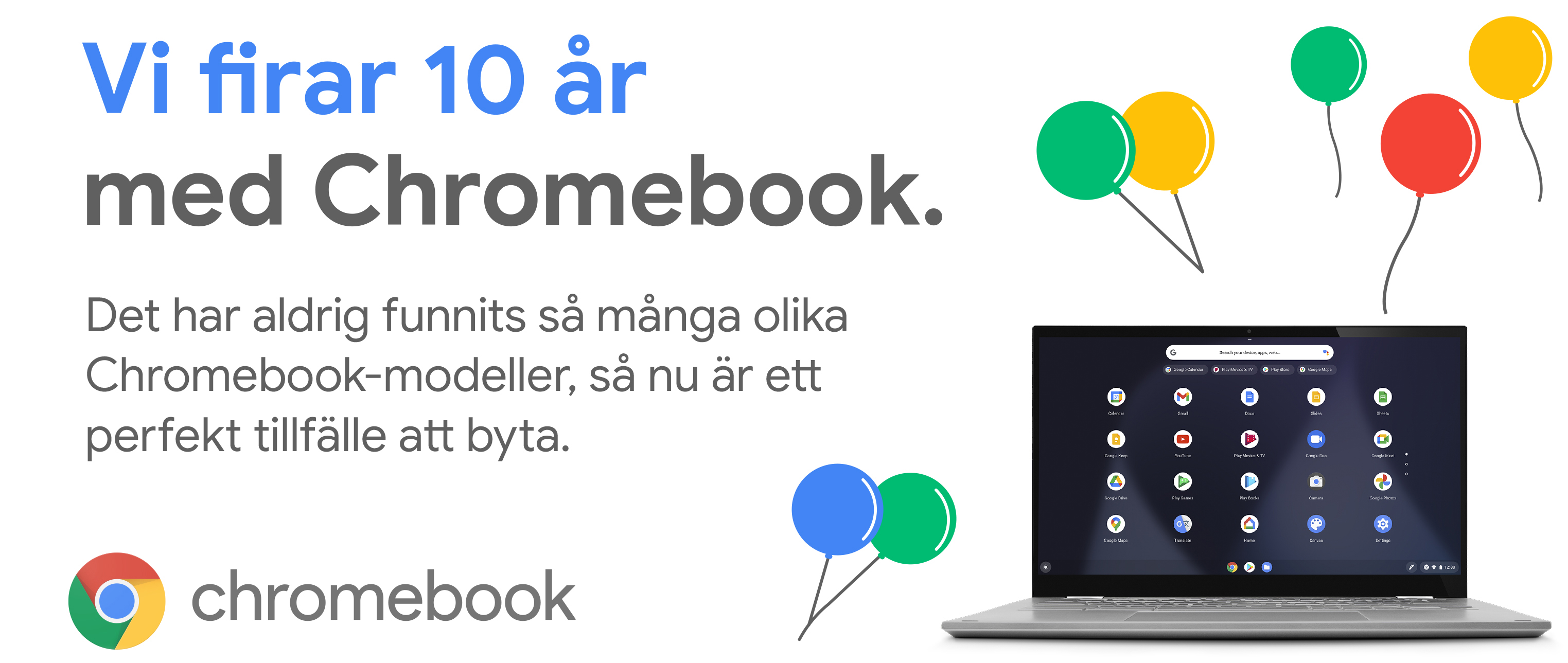 Chromebook firar 10 år Chromebook firar 10 år