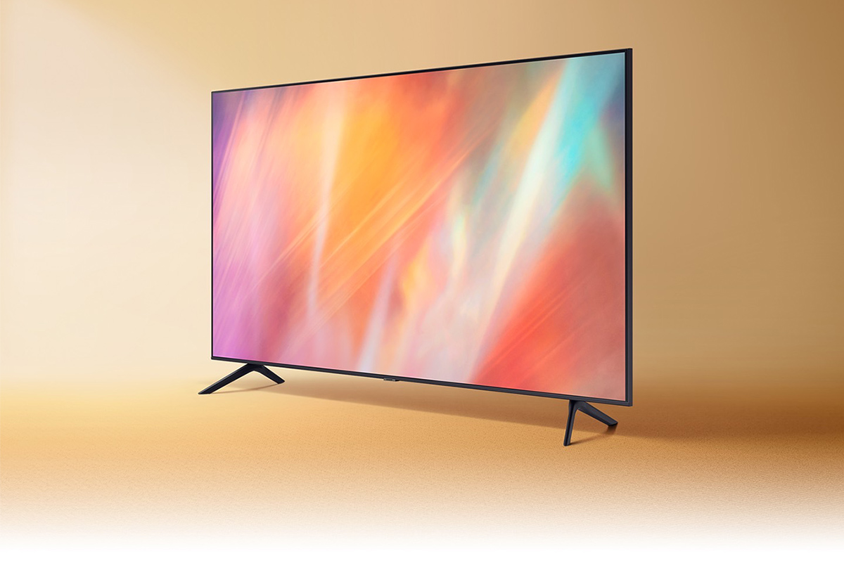 Elegant UHD 4K-modell med Samsungs fantastiska Smart-TV Samsung UHD 4K-modell