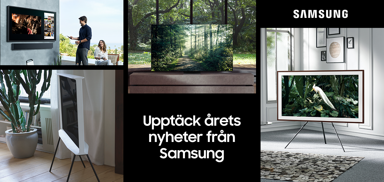 Samsung har en TV för varjer smak Olika Samsung TV-apparater för 2021