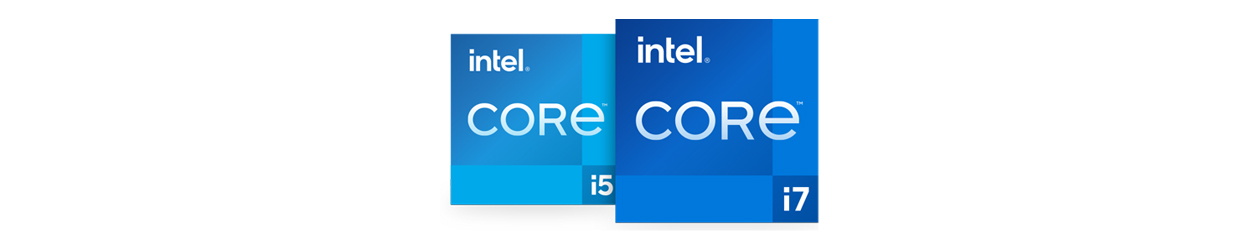 Drivs av Intel® 11:e generationens i5- och i7-processorer Drivs av Intel® 11:e generationens i5- och i7-processorer