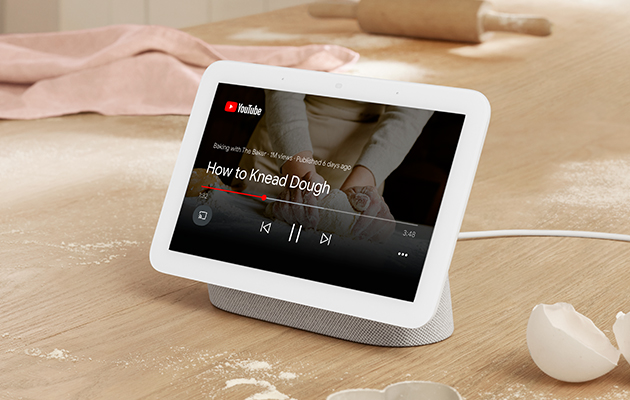 Titta på YouTube-videor och mycket mer YouTube-video på Google Nest Hub