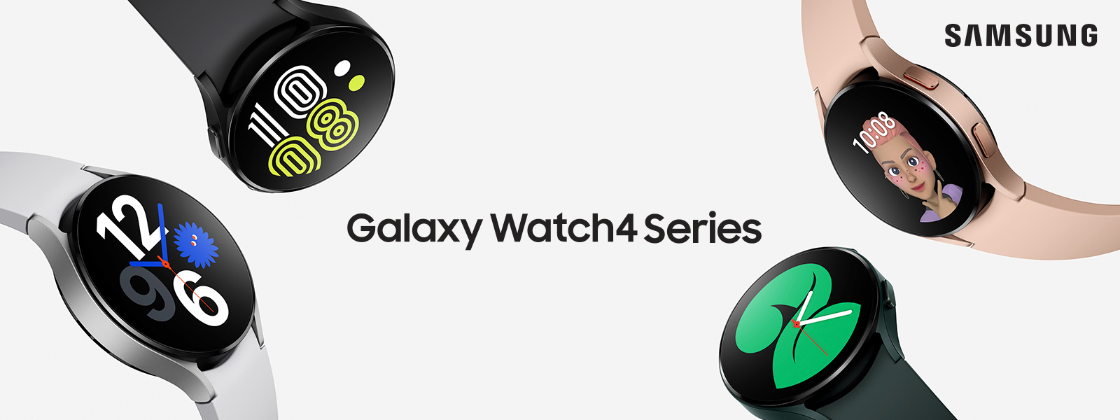 Samsung Galaxy Watch4 och Watch4 Classic Banner med Galaxy Watch4