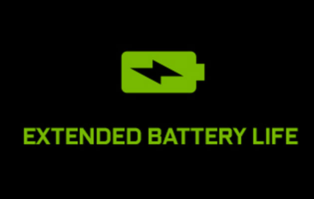 Längre batteritid med Battery Boost och Optimus Extended battery life
