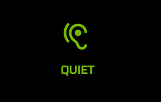Tysta datorer som inte stör Quiet