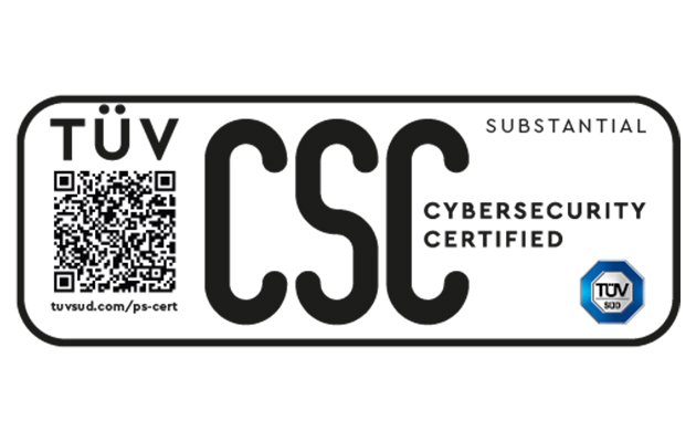 iRobot Logo med texten CSC - Cybersecurity Cerified