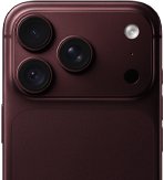 iPhone 18 Pro i bourgogne, med 48 MP huvudkamera med variabel bländare