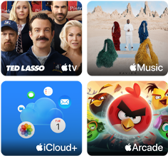 Apple One-rutor: Apple TV, Apple Music, iCloud+ och Apple Arcade