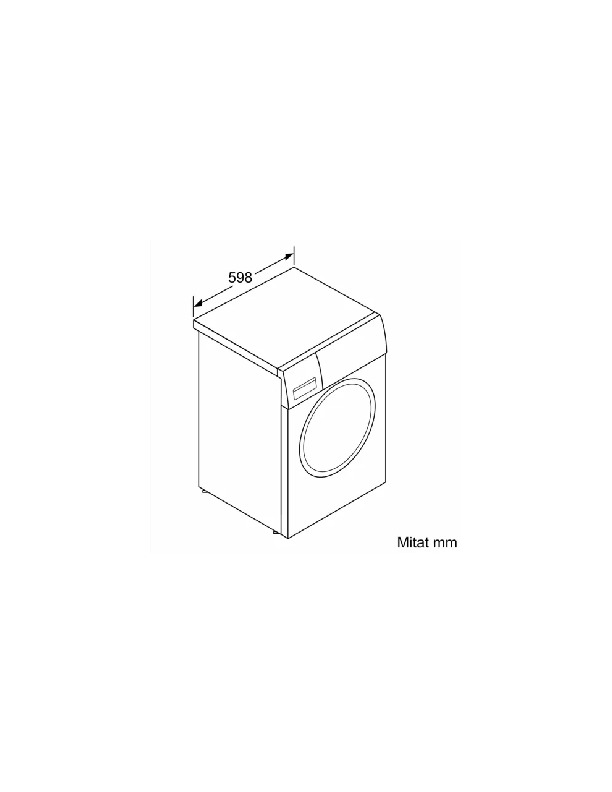 Bosch Serie 6 tvättmaskin WAU28UE9SN