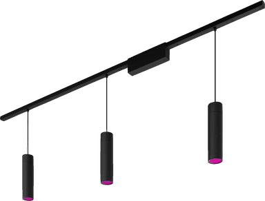 Philips Hue Perifo svart taklampe-set 3 cyl. pen.
