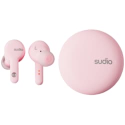 Sudio A2 trådlösa in ear-hörlurar (rosa)