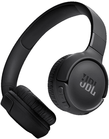 JBL Tune 525BT trådlösa on-ear hörlurar (svart)