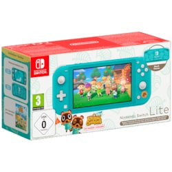 Nintendo Switch Lite Animal Crossing: New Horizons-bundle (turkos)