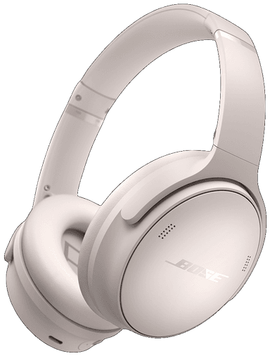 Bose QuietComfort trådlösa around-ear hörlurar (vit)