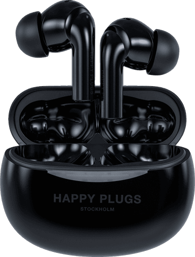 Happy Plugs Joy Pro true wireless in-ear-hörlurar (svarta)