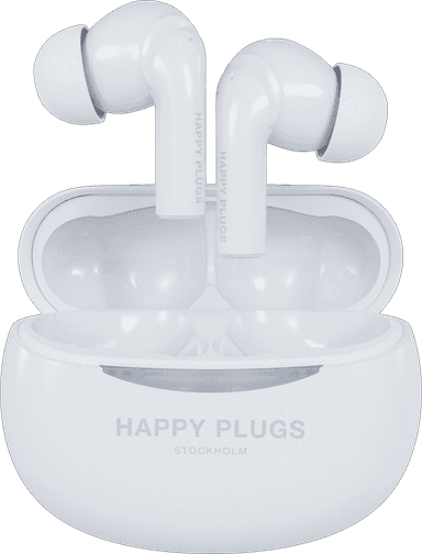 Happy Plugs Joy Pro true wireless in-ear-hörlurar (vita)