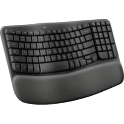 Logitech Wave Keys ergonomiskt tangentbord (grafit)