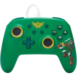 PowerA Nintendo Switch med USB-ansluten spelkontroll Zelda Edition
