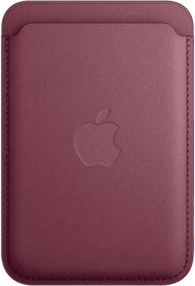 iPhone FineWoven plånbok med MagSafe (mulberry)