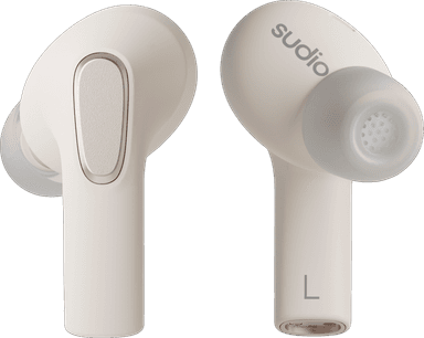 Sudio E3 true wireless in-ear hörlurar (vita)