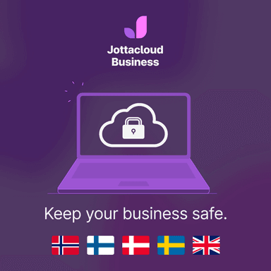 JottaCloud Small - 2 användare (1+1 månad)