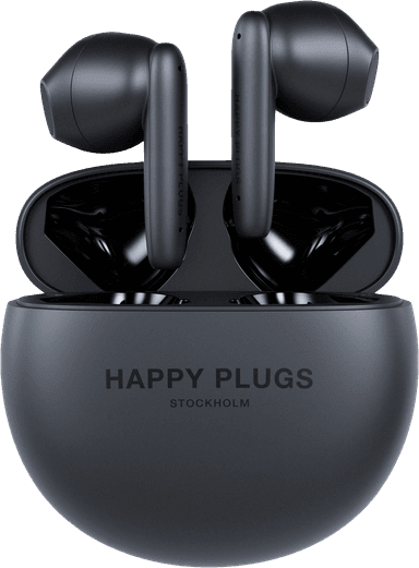 Happy Plugs Joy Lite true wireless in-ear hörlurar (svart)