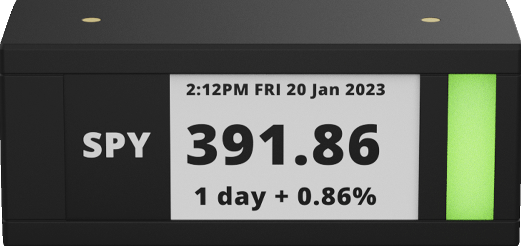 TickrMeter Stock smart display