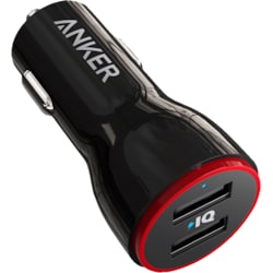 Anker PowerDrive 2 24W Dual USB billaddare (svart)