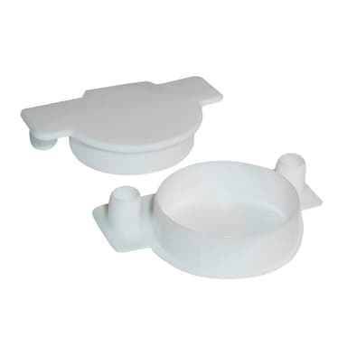 Epoq Täckplugg 35 mm plast vit