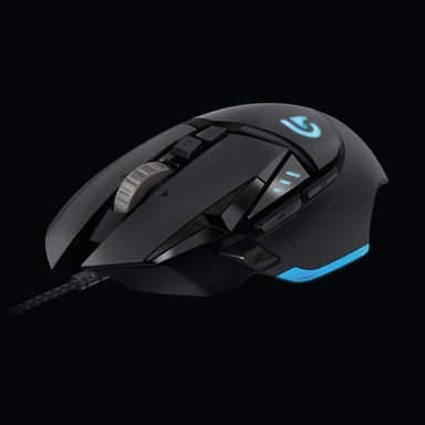 Logitech G502 Proteus Spectrum Gamingmus (svart)