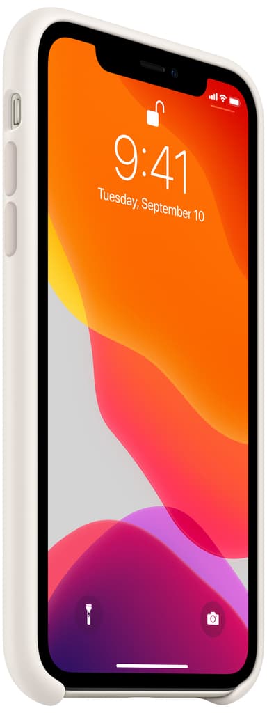 iPhone 11 silikonskal (vit)