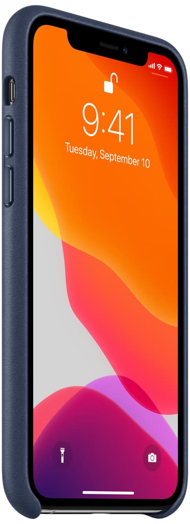 iPhone 11 Pro läderfodral (midblå)