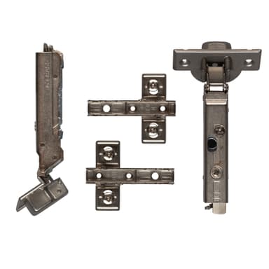 Epoq Tiomos Tjock ram gångjärn 110 2-pack (mörk aluminium)