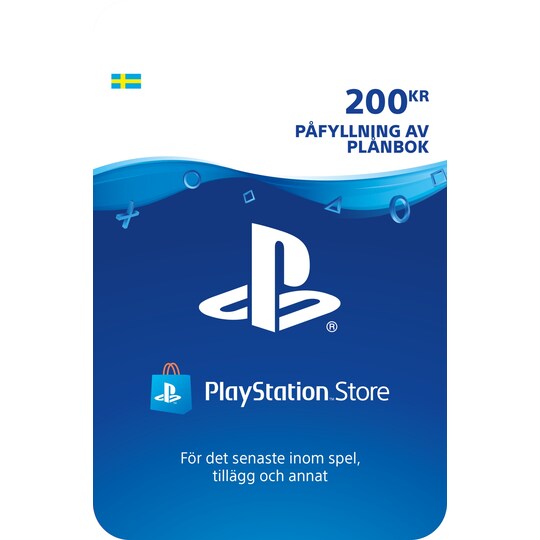 Playstation Live Network Card (PSN) - PS4, PS3, PSP, PS Vita - 200 SEK