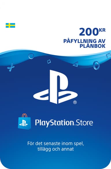 Playstation Live Network Card (PSN) - PS4, PS3, PSP, PS Vita - 200 SEK