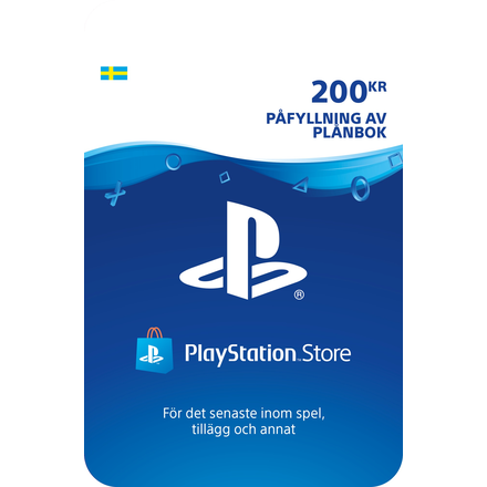 Playstation Live Network Card (PSN) - PS4, PS3, PSP, PS Vita - 200 SEK